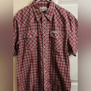 True Religion Multicolor Pearl Snap Men’s 3XL Short Sleeve Snap Up Shirt